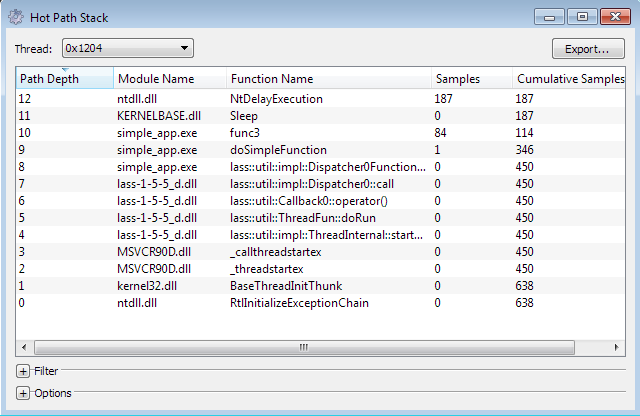 Hot Path Stack