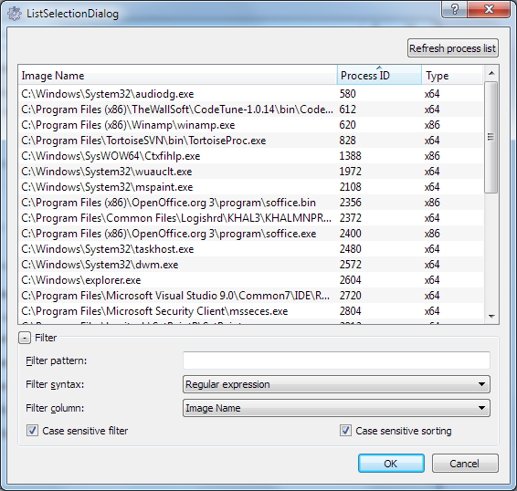 Select Process